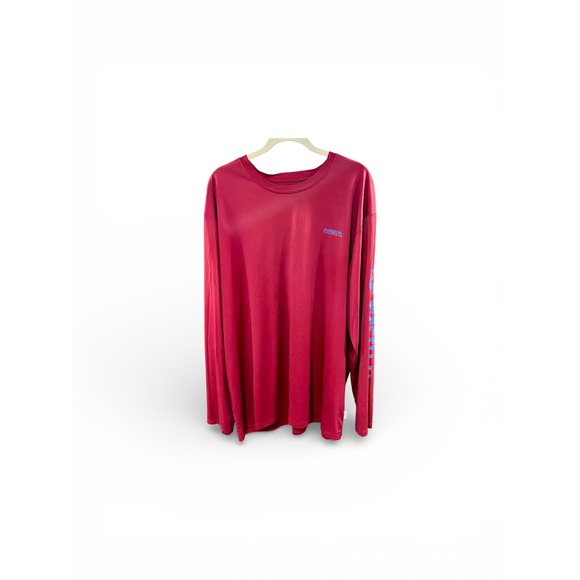 Magellan Outdoors Mens Red Long Sleeve Shirt Classic Fit 3XL Moisture Wicking - Picture 2 of 7